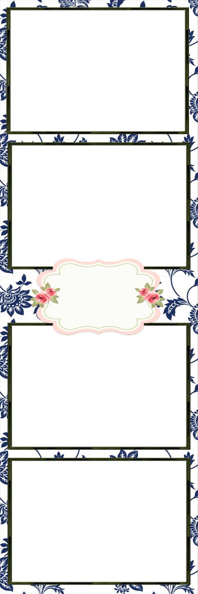 121 Blue Floral